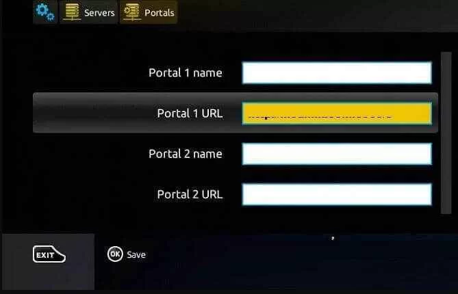 Click on the Portals option